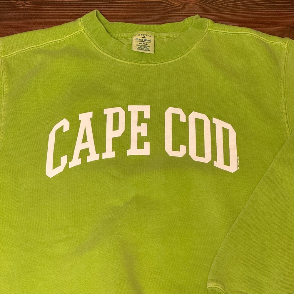 Vintage Green Cuffy’s Cape Cod Crewneck